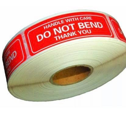 do not bend handle with care stickers for shipping