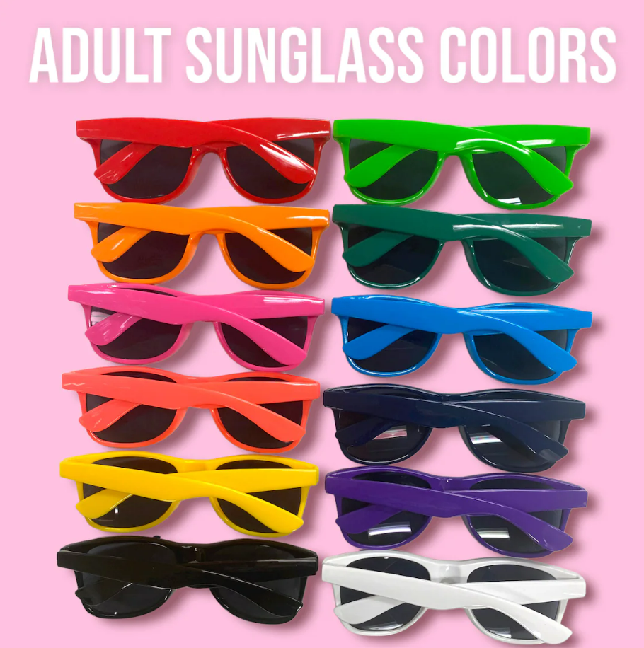 Adult Wayfarer Retro Sunglasses