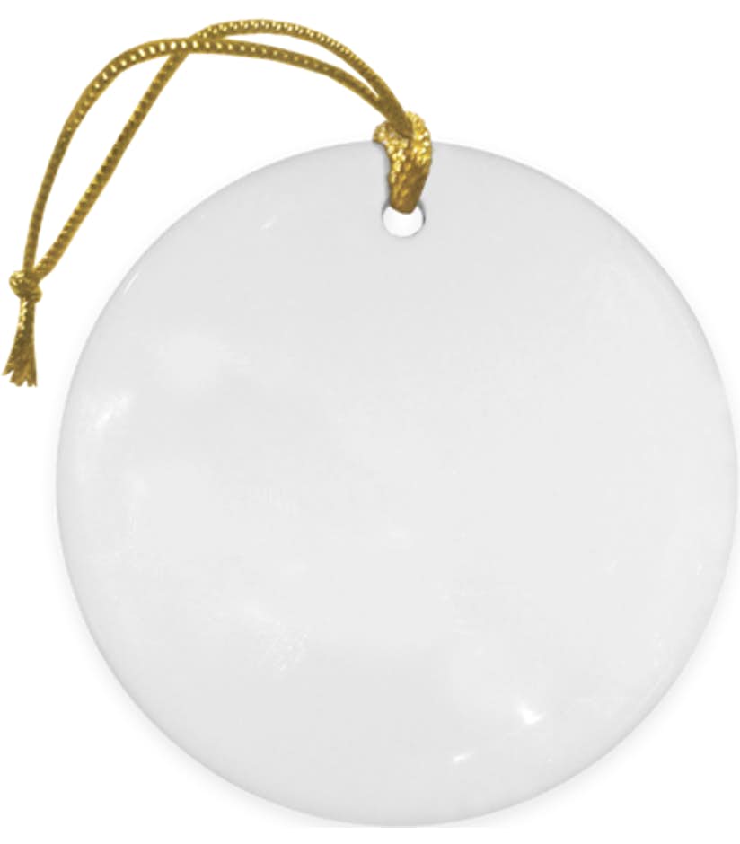 Sublimation Blank White Porcelain Christmas Hanging Ornament – The